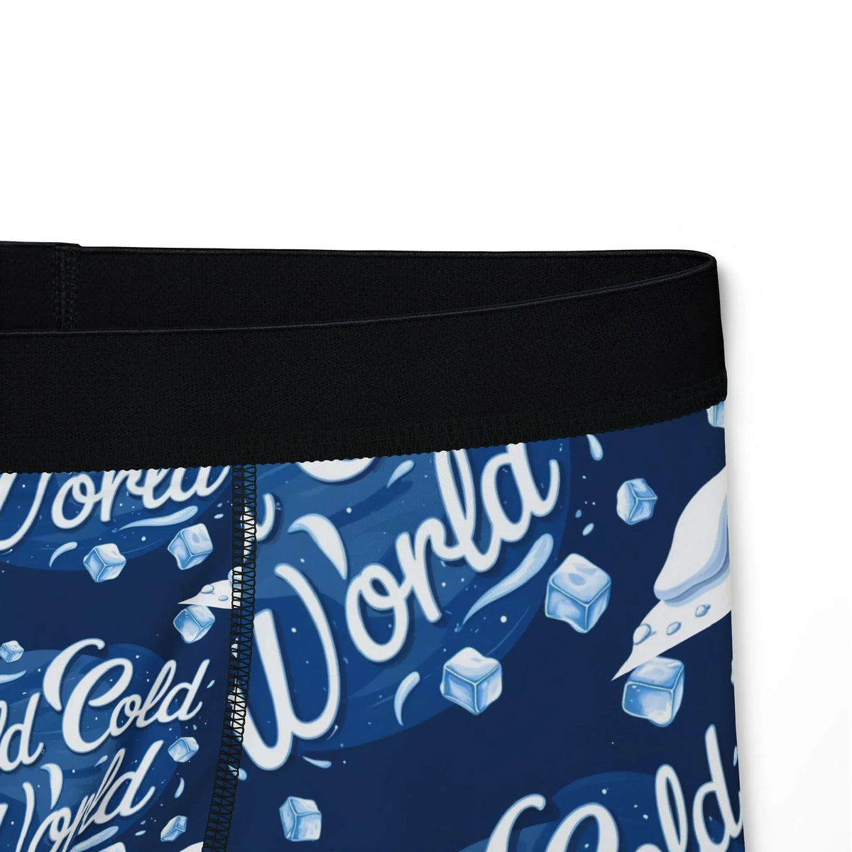 Cold Cold World Men's Boxer Briefs — Iceberg Pattern - underthestarsbabe