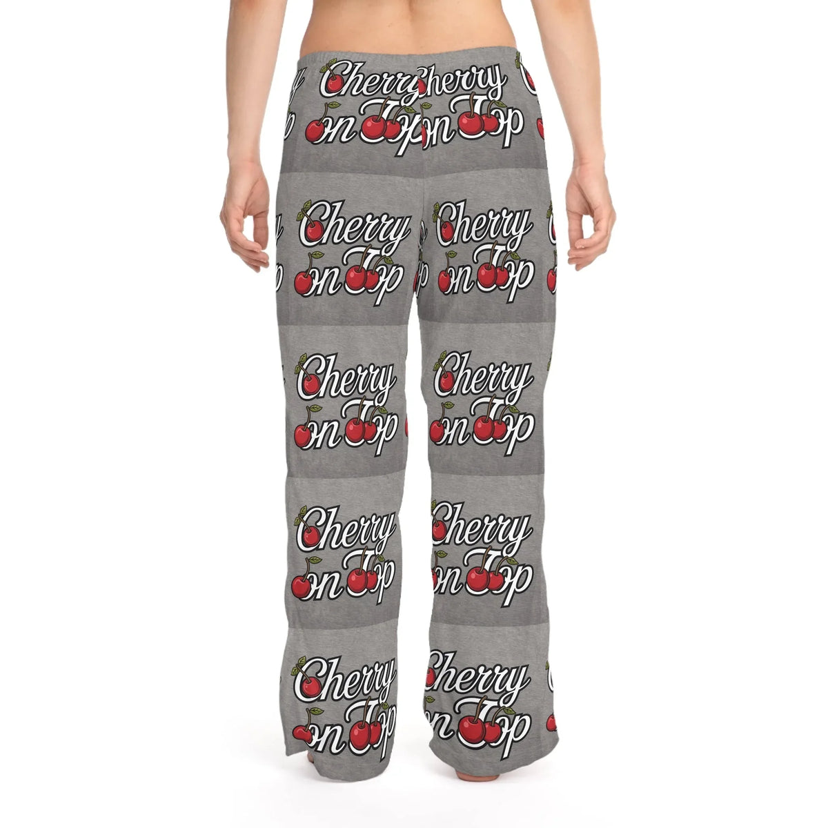 Cherry On Top Women's Pajama Pants (AOP) - underthestarsbabe