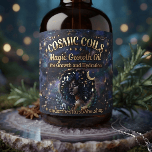 Cosmic Coils Magic Beard & Hair Oil 4oz - underthestarsbabe.shop