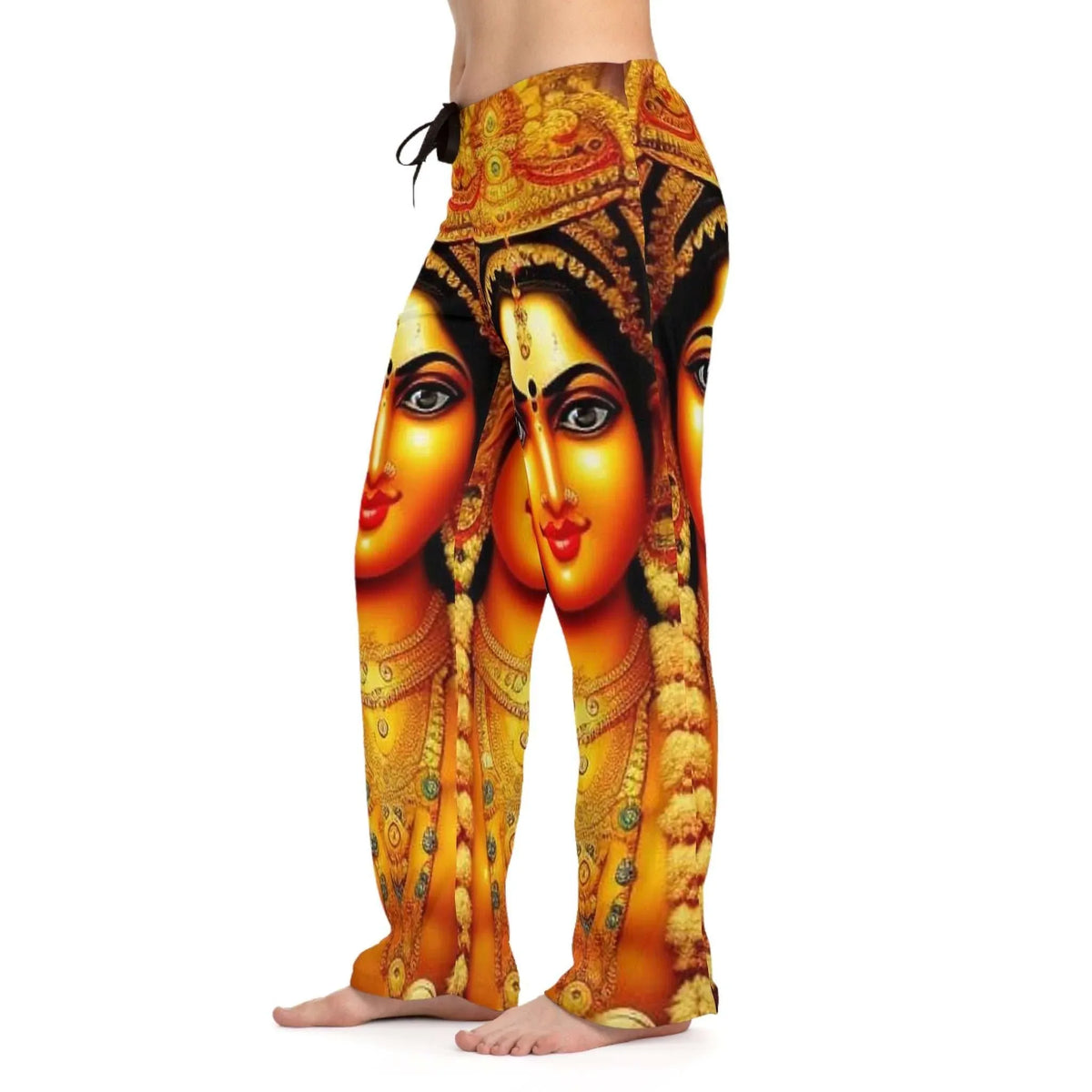 Goddess Lakshimi Women's Pajama Pants (AOP) - underthestarsbabe