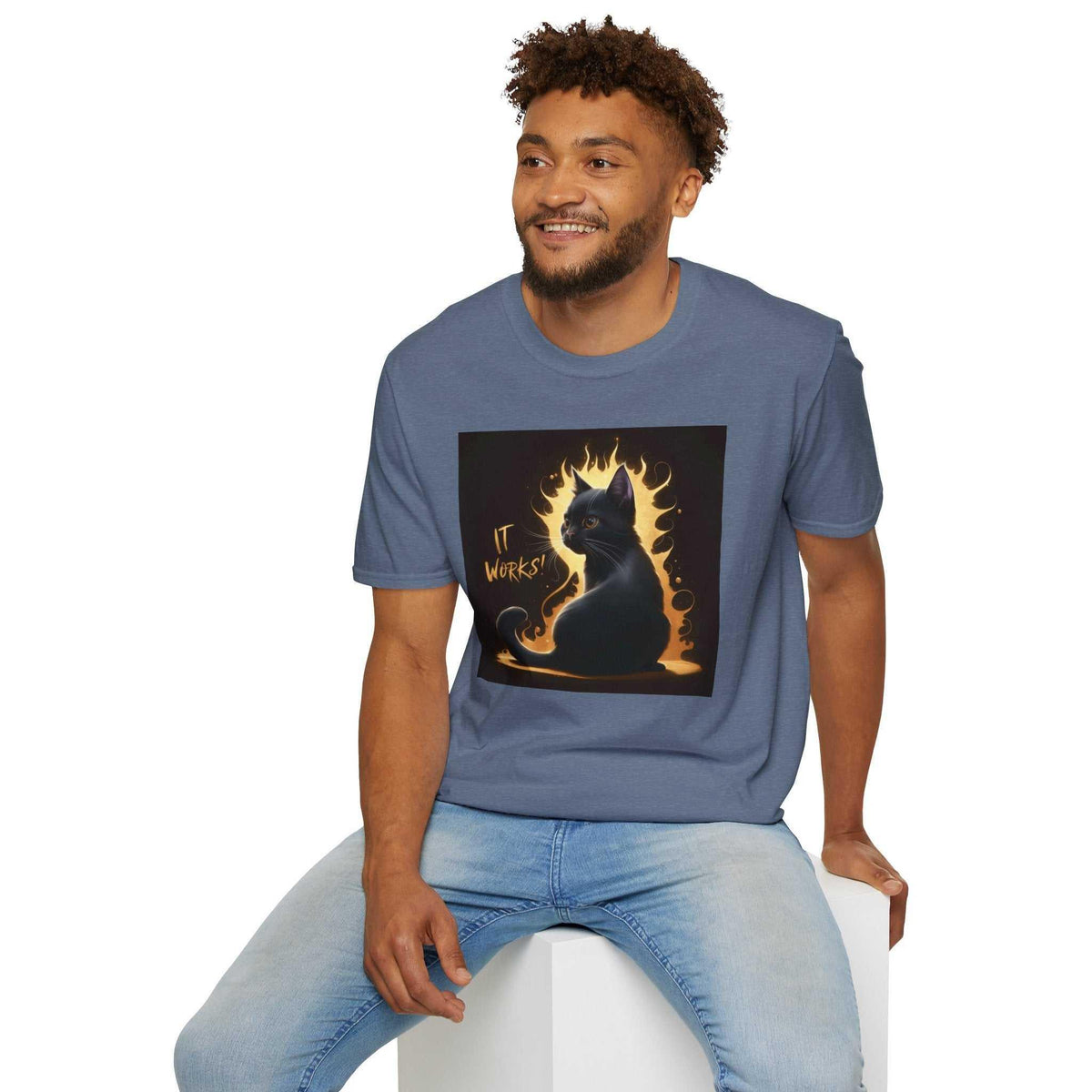 It Works Unisex Softstyle T-Shirt - Bold & Motivating - Under the Stars Babe - underthestarsbabe