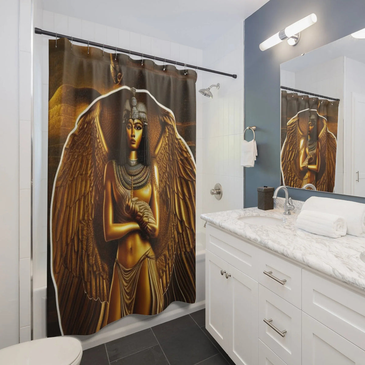 Divine Goddess Shower Curtains | Sacred Bathroom Decor ✨ - underthestarsbabe