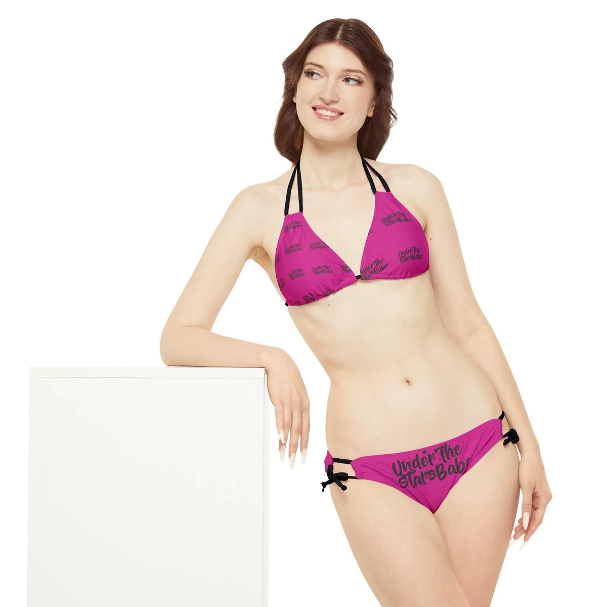 Under the Stars Strappy Bikini Set - Trendy & Chic - Under the Stars Babe - underthestarsbabe