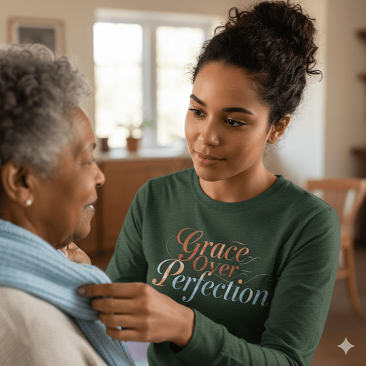 Embrace Your Worth: A Deep Dive into the "Grace Over Perfection" Affirmation Tee - underthestarsbabe