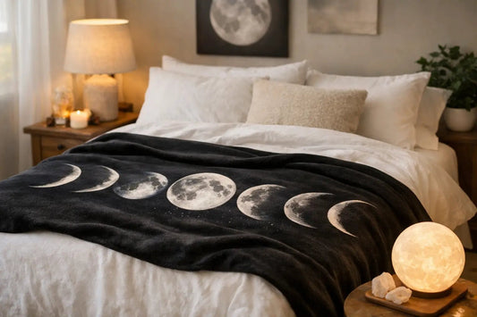 Moon Phase Blanket Magic for Your Space - underthestarsbabe