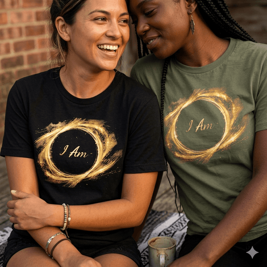 Reviewing the I AM Frequency Tee Shirt: More Than Just Fabric and Affirmations - underthestarsbabe