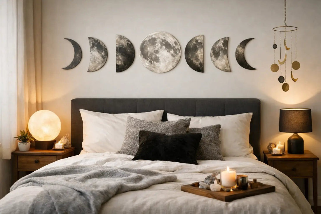 Top Moon Phase Bedroom Decor Ideas - underthestarsbabe