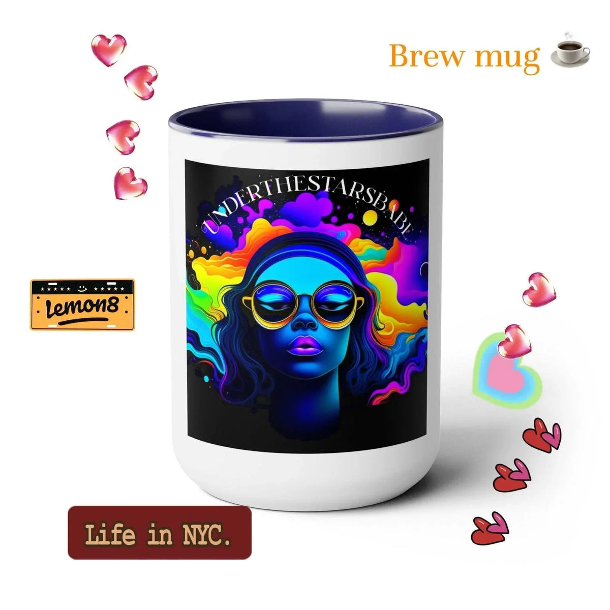 Celestial Coffee Mugs | Under The Stars Babe | Sip the Magic - underthestarsbabe