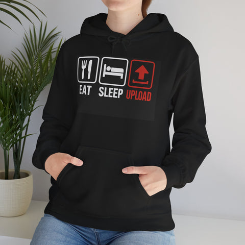Gamer Eat Sleep Upload Unisex Hoodie Apparel