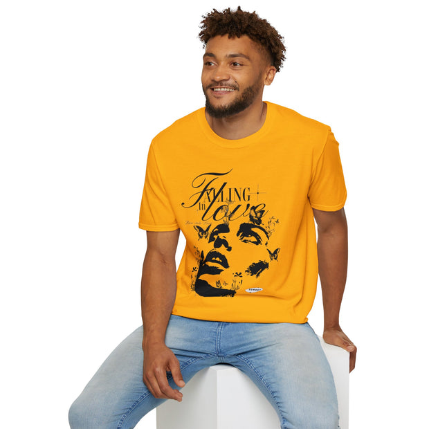 Falling in Love Unisex Softstyle T-Shirt - Romantic & Soft - Under the Stars Babe