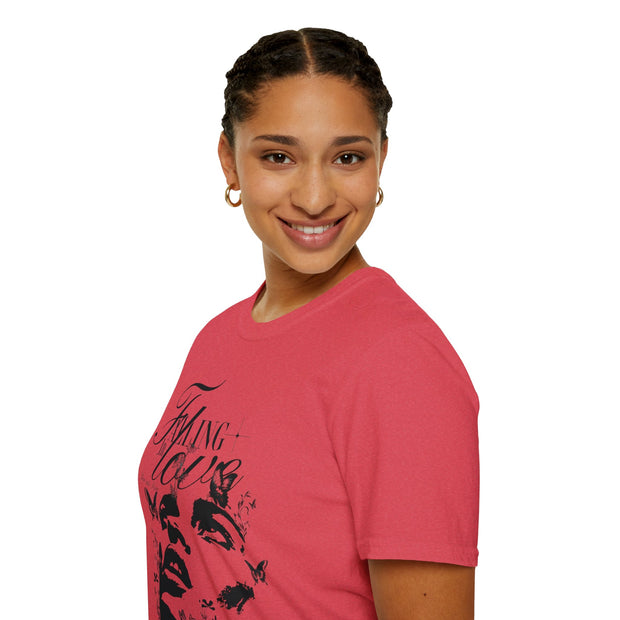 Falling in Love Unisex Softstyle T-Shirt - Romantic & Soft - Under the Stars Babe
