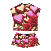 Love Wins Women's Short Pajama Set - Cozy & Cute - Under the Stars Babe