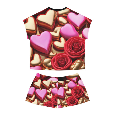 Love Wins Women's Short Pajama Set - Cozy & Cute - Under the Stars Babe