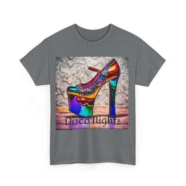 Disco Nights Unisex Heavy Cotton Tee - Retro Vibes - Under the Stars Babe