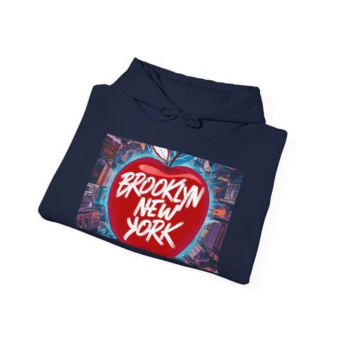 Brooklyn NY Unisex Cotton Hoodie - Under The Stars Babe