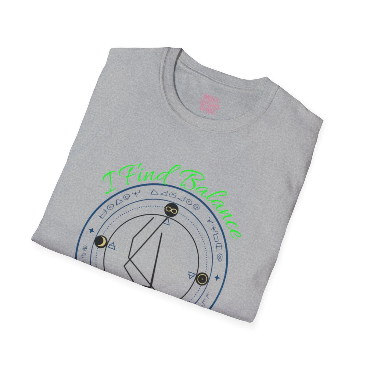 I Find Balance Sigil T-Shirt — Sigil Symbol Graphic Tee Shirt - underthestarsbabe