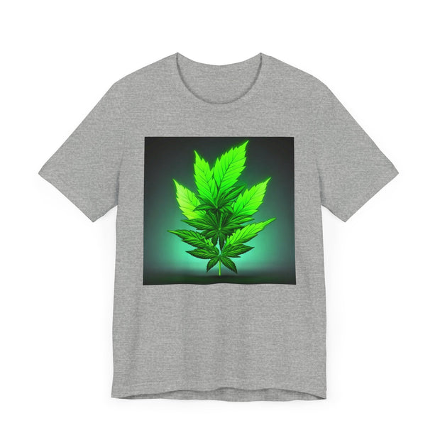 Healing Leaf Unisex Jersey Tee - Natural & Stylish - Under the Stars Babe