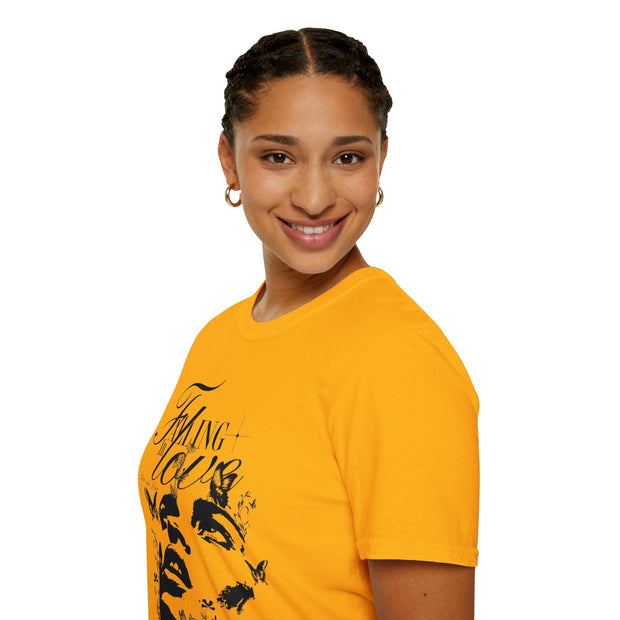 Falling in Love Unisex Softstyle T-Shirt - Romantic & Soft - Under the Stars Babe