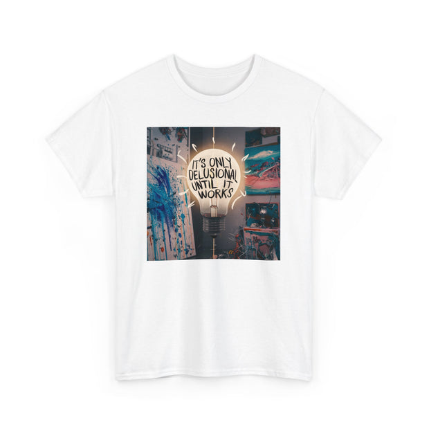 Delusional Unisex Heavy Cotton Tee - Fun & Edgy - Under the Stars Babe