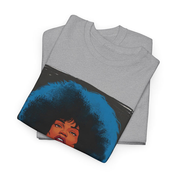 Afro Mama Unisex Heavy Cotton Tee - Unique & Bold - Under the Stars Babe