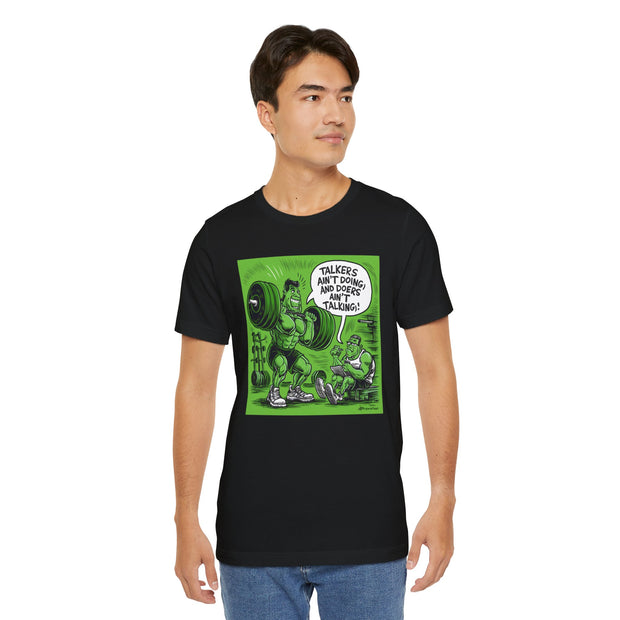 Doers Talkers Unisex Jersey Tee - Motivational & Bold - Under the Stars Babe