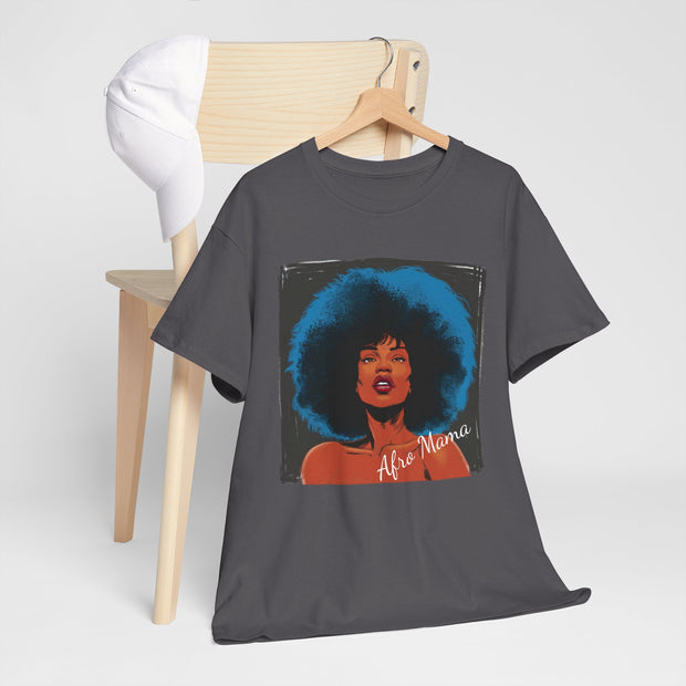 Afro Mama Unisex Heavy Cotton Tee - Unique & Bold - Under the Stars Babe