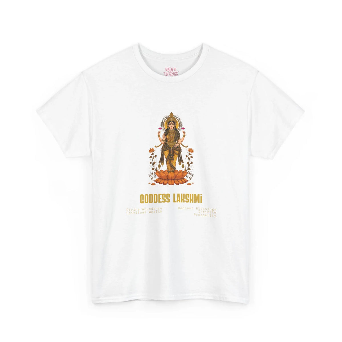 Goddess Lakshmi Abundance & Blessings Tee - underthestarsbabe
