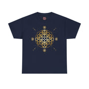Gold Flower Of Life Unisex Graphic Tee