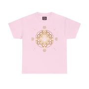 Gold Flower Of Life Unisex Graphic Tee