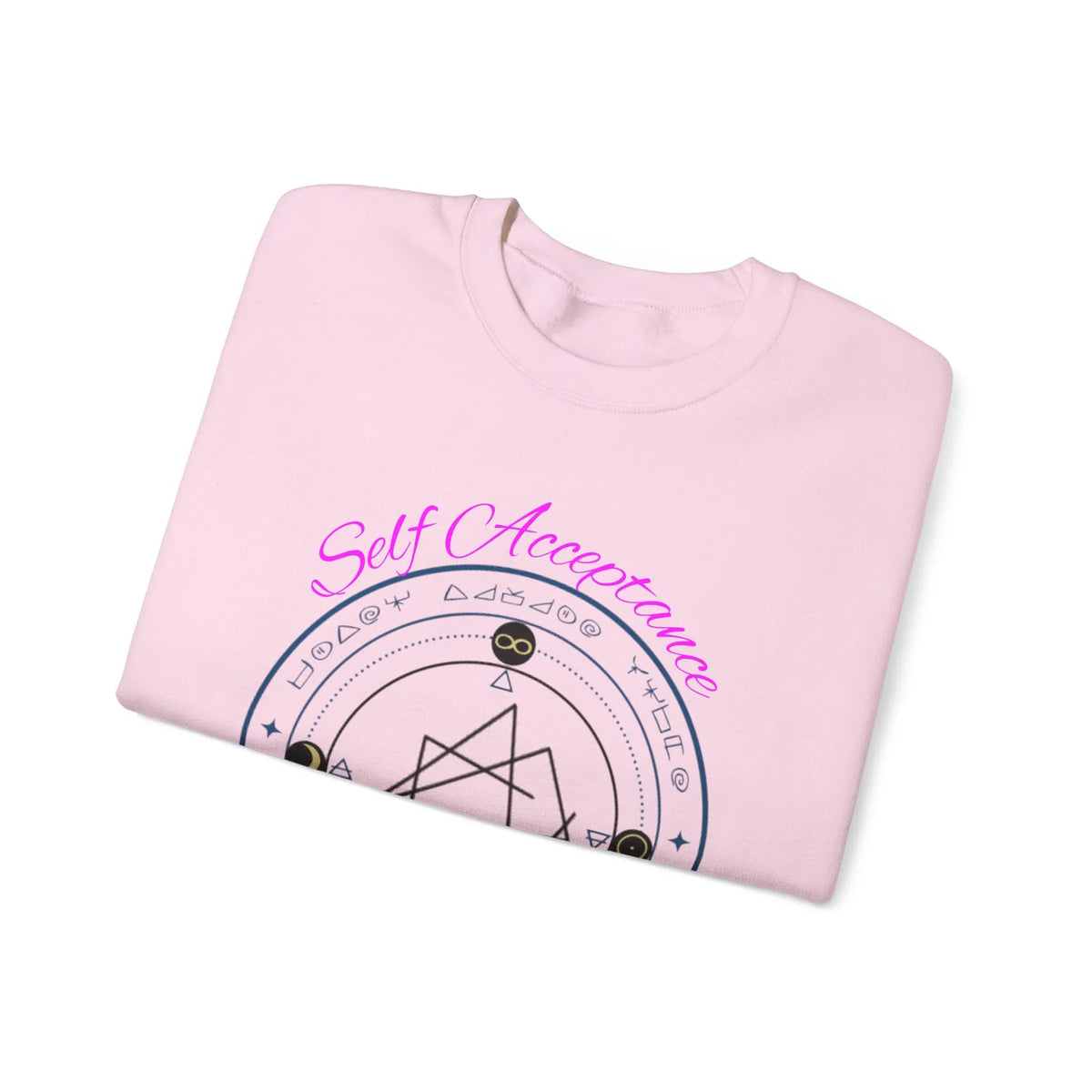 I Choose to Fully Accept Myself Sigil Crewneck Sweatshirt - underthestarsbabe