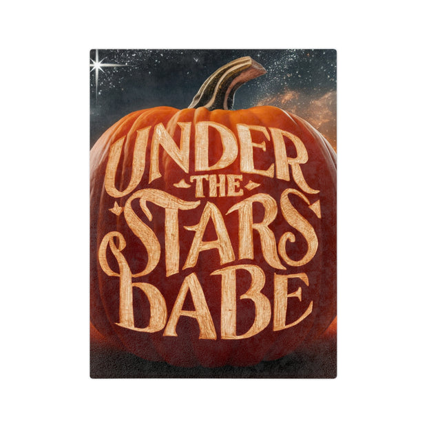 Pumpkin Velveteen Microfiber Blanket - Soft & Cozy - Under the Stars Babe