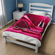 Beauty is Within Velveteen Plush Blanket - Elegant & Cozy - Under the Stars Babe