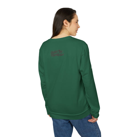 Master Student Adidas® Unisex Fleece Crewneck Sweatshirt - Under The Stars Babe