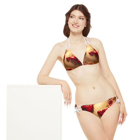 Love Wins Strappy Bikini Set - Trendy & Bold - Under the Stars Babe