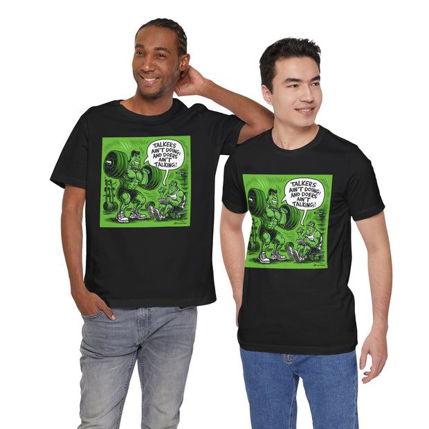 Doers Talkers Unisex Jersey Tee - Motivational & Bold - Under the Stars Babe