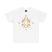 Gold Flower Of Life Unisex Graphic Tee