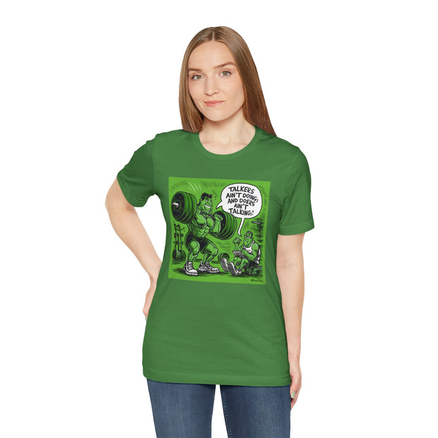 Doers Talkers Unisex Jersey Tee - Motivational & Bold - Under the Stars Babe