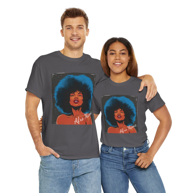 Afro Mama Unisex Heavy Cotton Tee - Unique & Bold - Under the Stars Babe