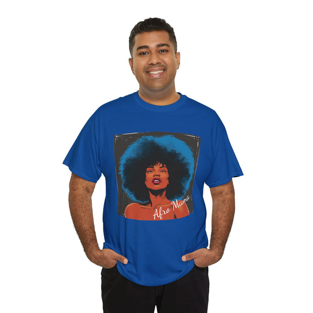 Afro Mama Unisex Heavy Cotton Tee - Unique & Bold - Under the Stars Babe