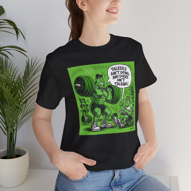 Doers Talkers Unisex Jersey Tee - Motivational & Bold - Under the Stars Babe