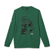 Falling In Love Adidas® Unisex Fleece Crewneck Sweatshirt - Under The Stars Babe