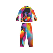 Gitta Women's Satin Pajamas - Sleek & Cozy - Under the Stars Babe