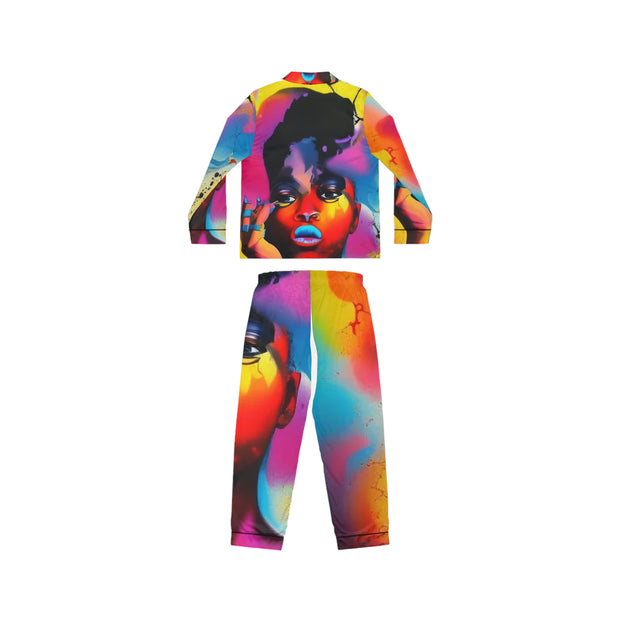 Gitta Women's Satin Pajamas - Sleek & Cozy - Under the Stars Babe