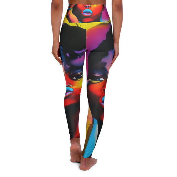 Tasha High Waisted Yoga Leggings (AOP)