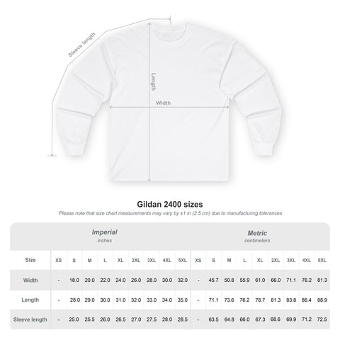 Cold Cold World Ice-Themed Long Sleeve Tee