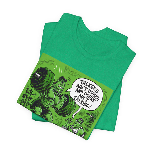 Doers Talkers Unisex Jersey Tee - Motivational & Bold - Under the Stars Babe