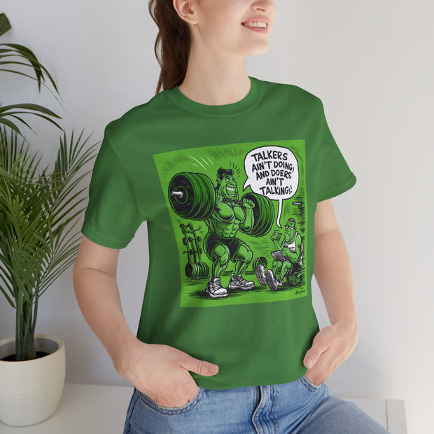 Doers Talkers Unisex Jersey Tee - Motivational & Bold - Under the Stars Babe