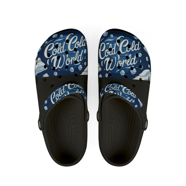 Cold Cold World Foam Clogs
