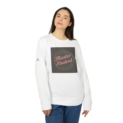 Master Student Adidas® Unisex Fleece Crewneck Sweatshirt - Under The Stars Babe
