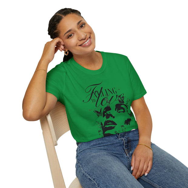Falling in Love Unisex Softstyle T-Shirt - Romantic & Soft - Under the Stars Babe